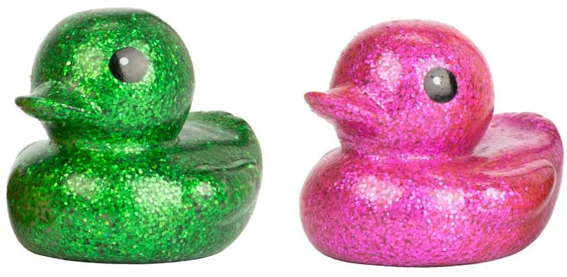 Sparkling rubber duck