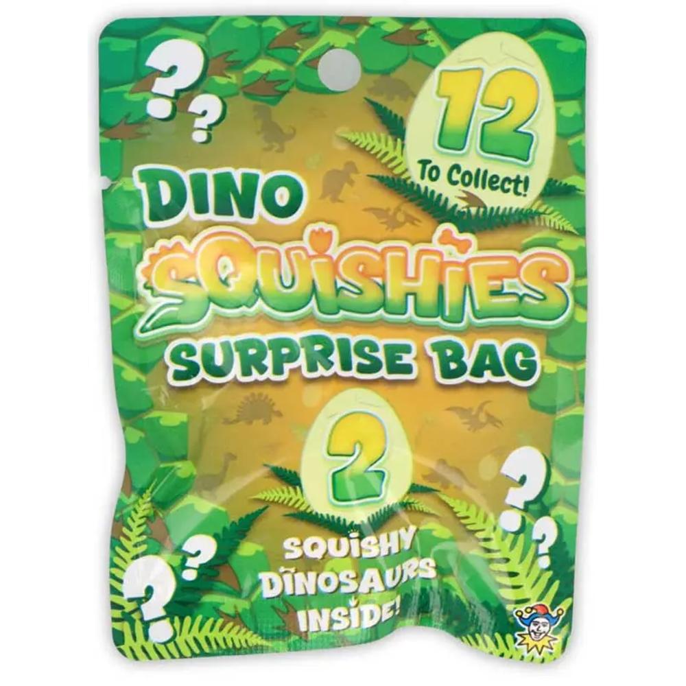 Squishy dinosaur surprise bag med 2 overraskelser