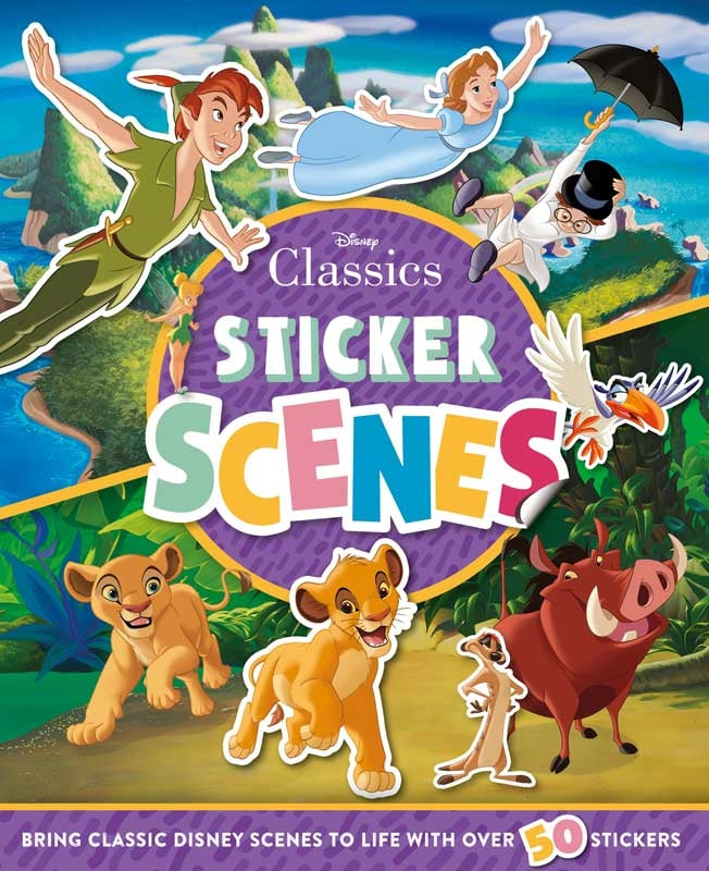 Disney sticker-scenes med 50+ stickers