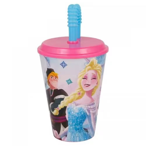 Frozen 3D krus med sugerør