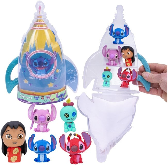 Lilo & Stitch rumraket box incl 5 figurer
