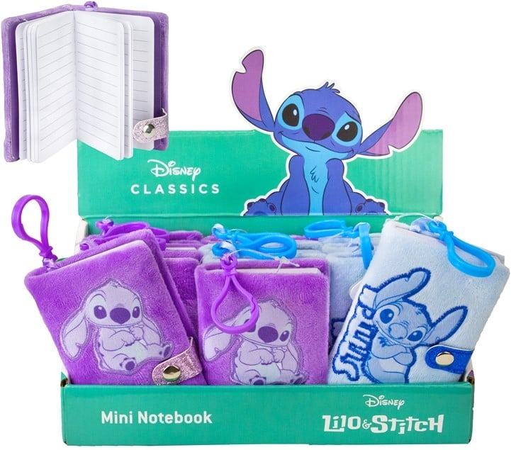 Lilo & Stitch plys notesbog 7x10 cm (Assorteret )
