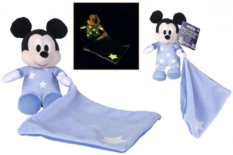 Mickey Mouse glow in the dark nusseklud 10x35 cm
