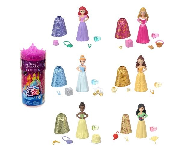 Disney Princess colour reveal surprise