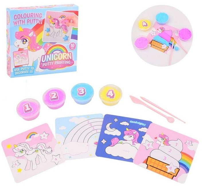 Unicorn modellervoks DIY 18x3x17cm