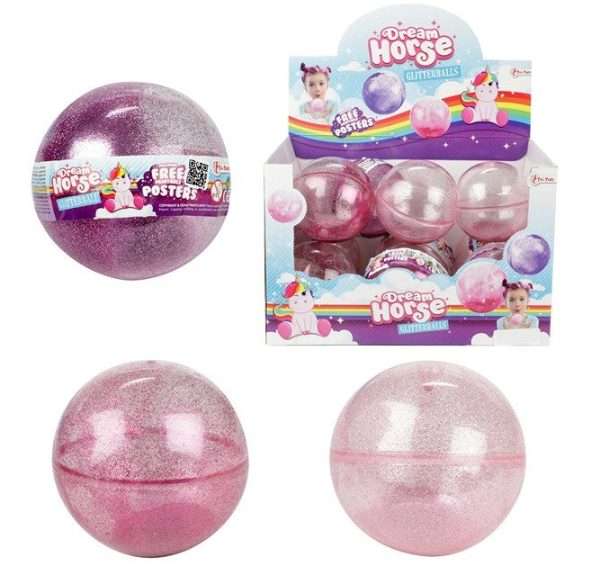 Unicorn Glitter bold 10 cm