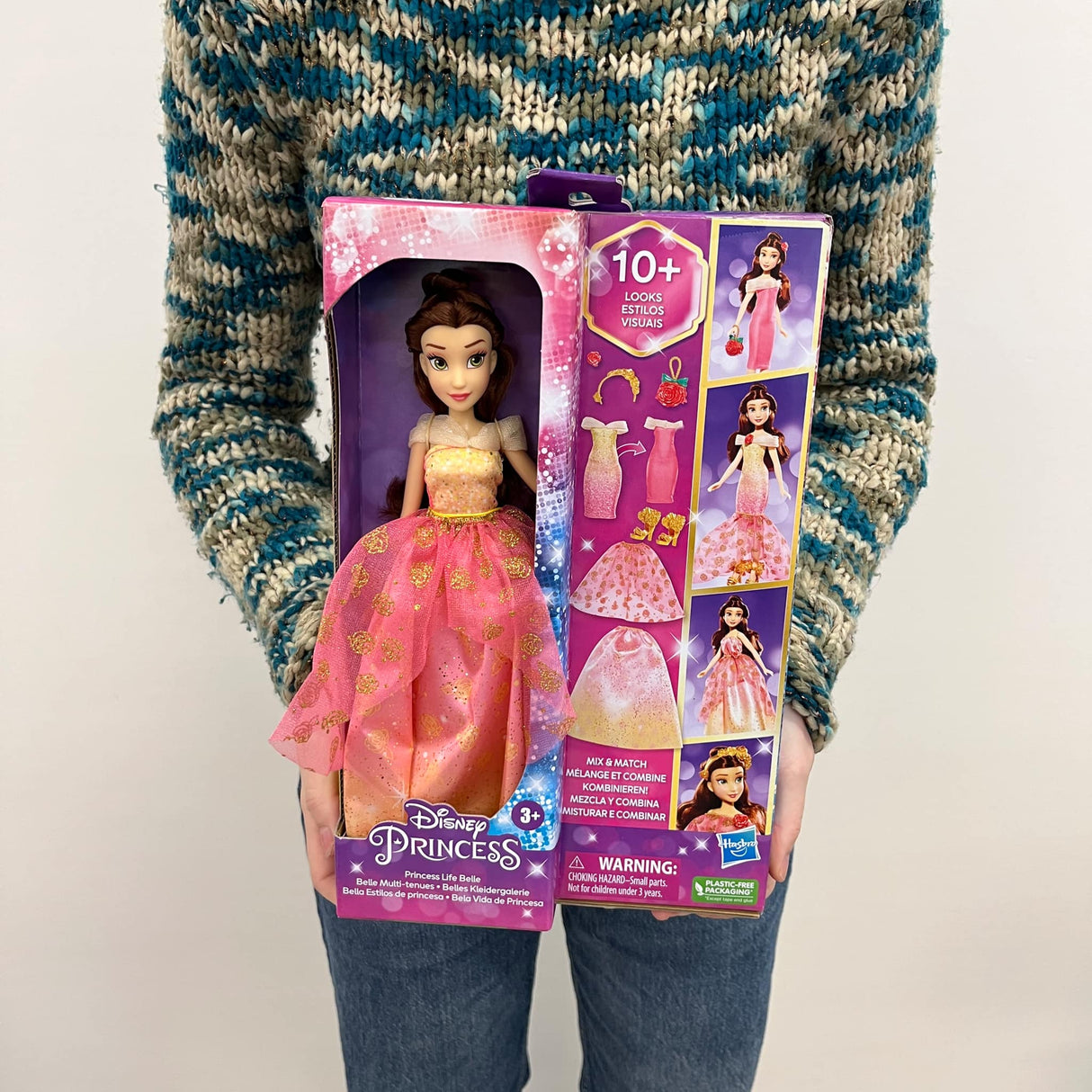 DISNEY PRINSESSE BELLE DUKKE +10 KREATIONER