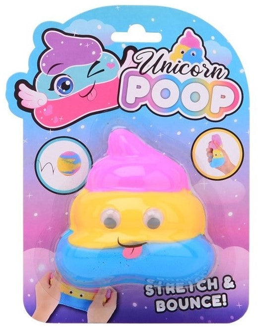 Unicorn bouncing & Stretchy poop (Assorteret) 13x18 cm