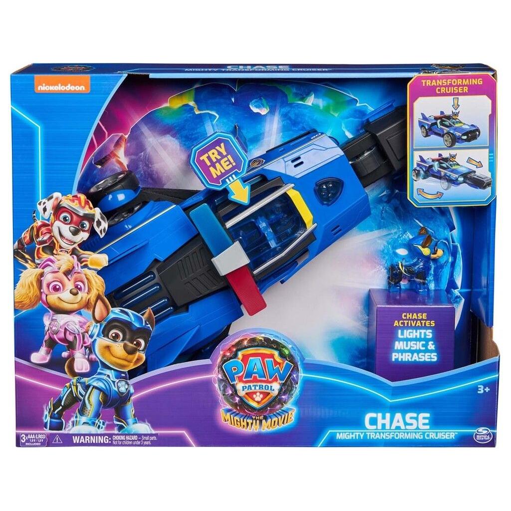 Paw Patrol XL chase køretøj incl figur (måler 38 cm og kan lyse)