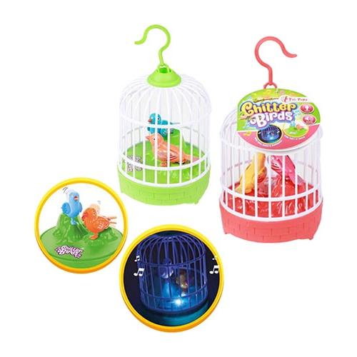 Fugle i bur "Fugl med lyd og lys"