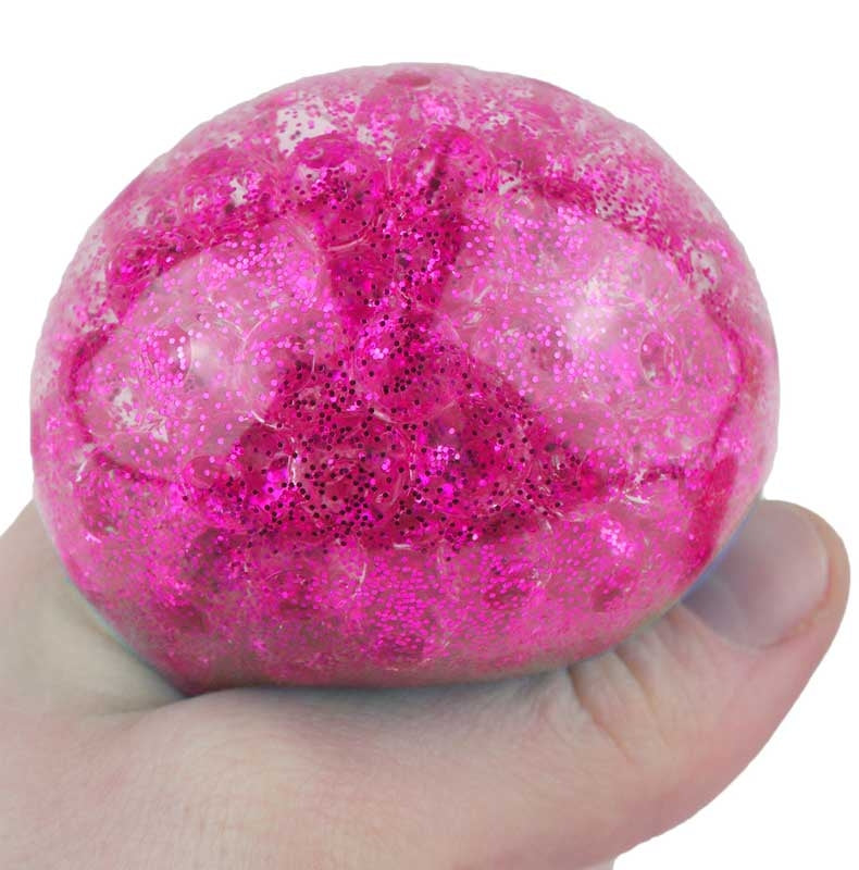 Squishy glitter splash ball