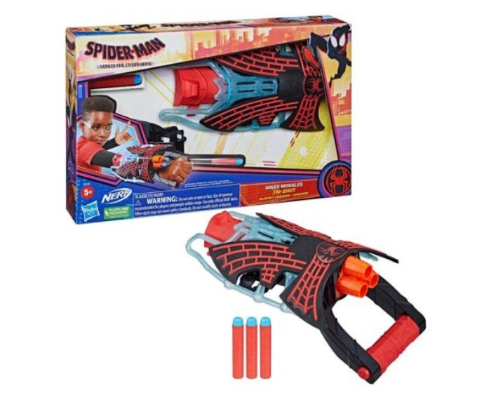 Nerf SpiderMan Tri-Shot Blaster med 3 pile