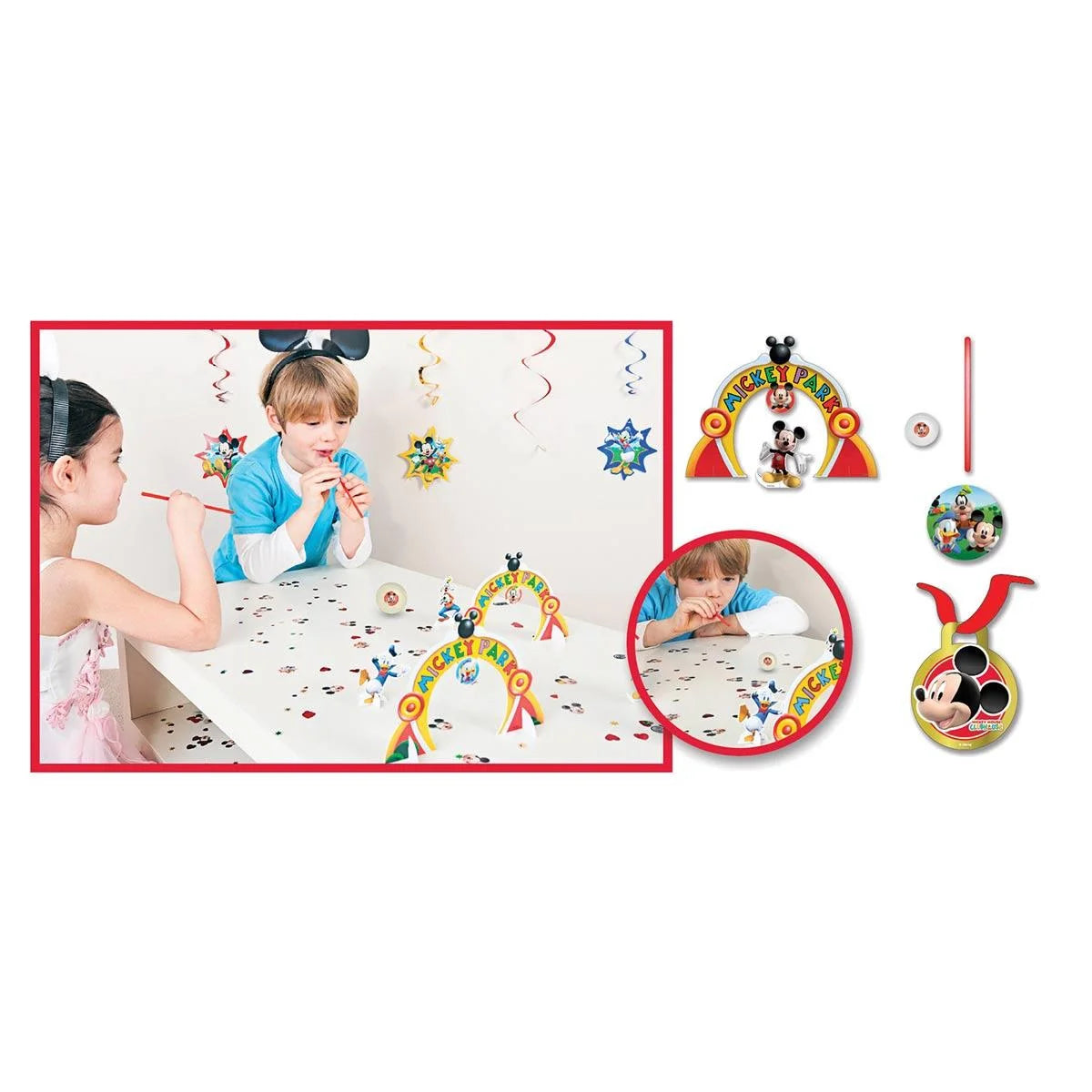 Mickey Mouse balloon party game