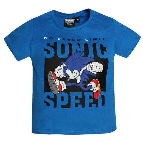 Sonic t shirt blå