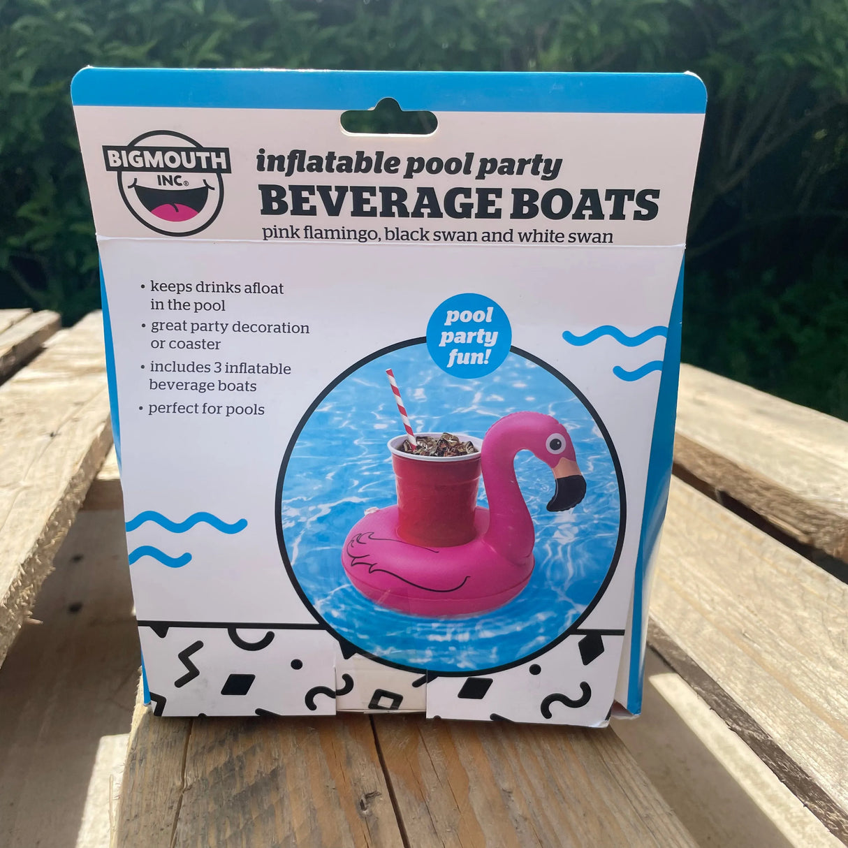 Flamingo holder til poolen