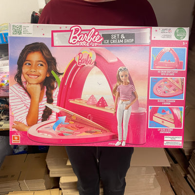 Barbie make-up ice cream shop