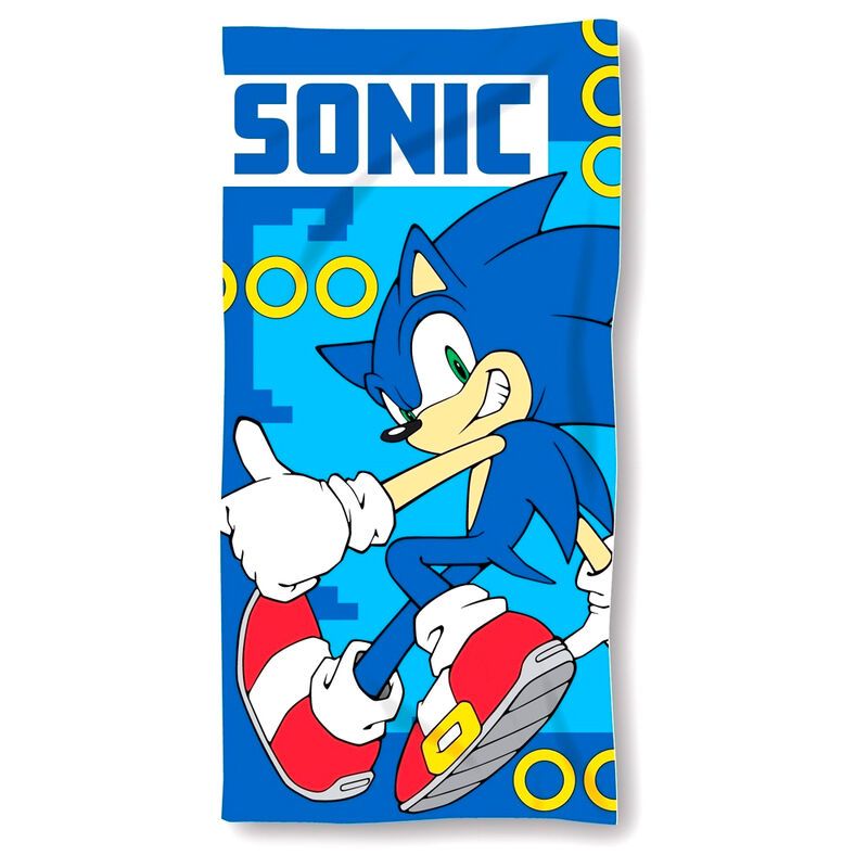 Sonic strandhåndklæde 70x140 cm