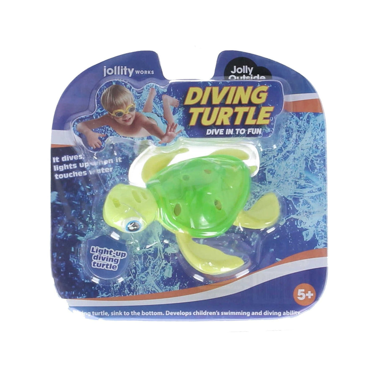 Diving Turtle med lys