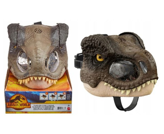 Mattel Jurassic World T-Rex-maske med lyd