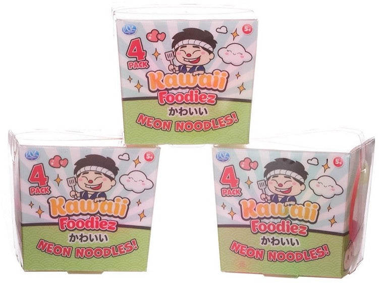 Kawaii foodiez neon Noodles Box