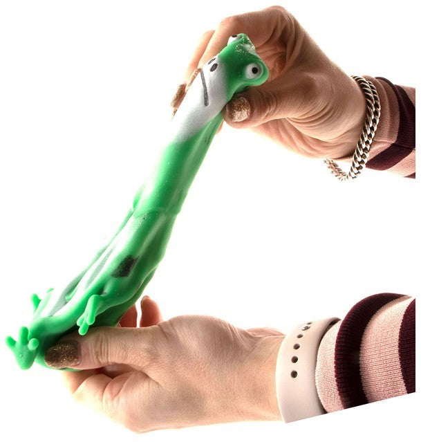 Stretchy frø med sand