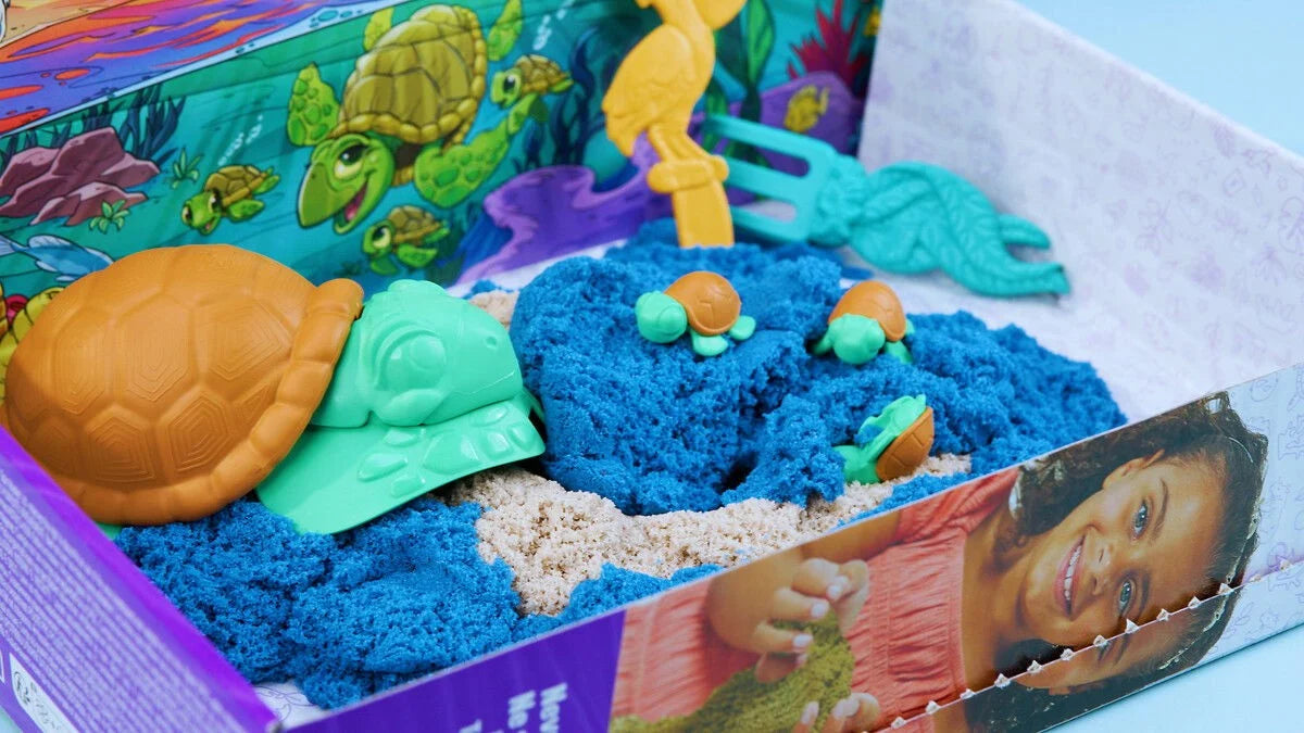 Kinetic sand Skildpadde