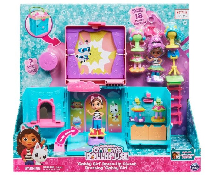 Gabbys Dukkehus regnbueskab