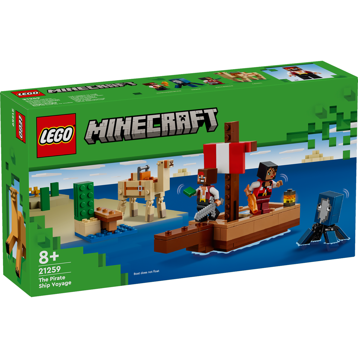 LEGO Minecraft Piratskibsrejsen (21259)