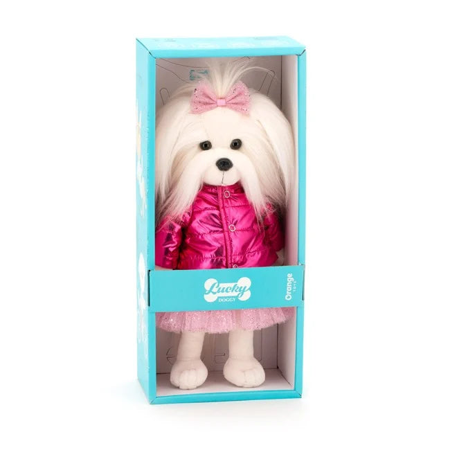 Lucky Doggy - Lucky Mimi Pink jakke, 38 cm -