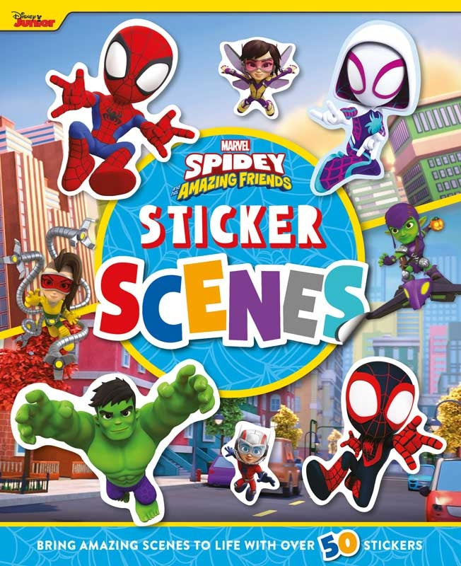 Spidey & Friends sticker-scenes med 50+ stickers