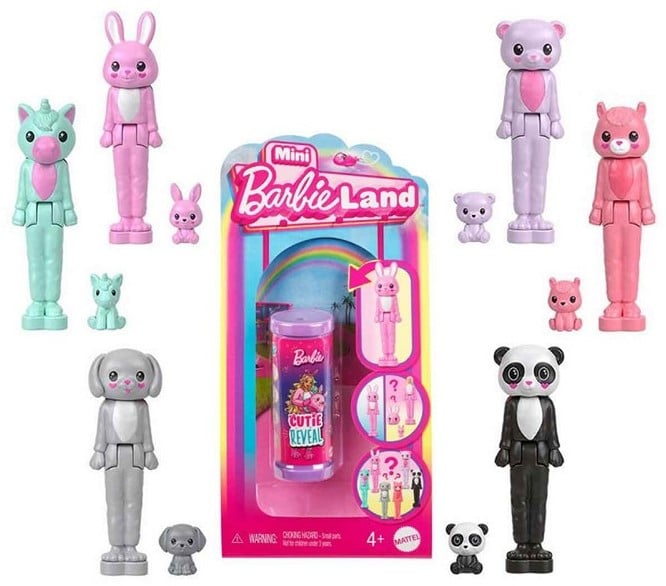 Barbie Miniland "panda-lipstick" dukke