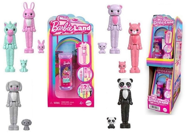 Barbie Miniland "panda-lipstick" dukke
