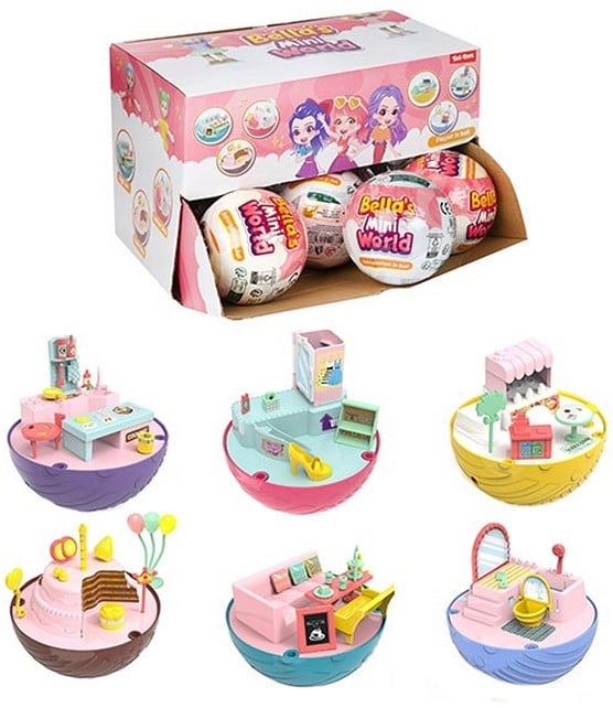 Surprise ball med hus eller butik