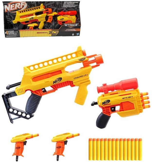 Nerf Alpha Strike med 20 skum rektiler 32x68cm