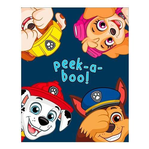 Blødt Fleecetæppe Paw Patrol Peek a Boo
