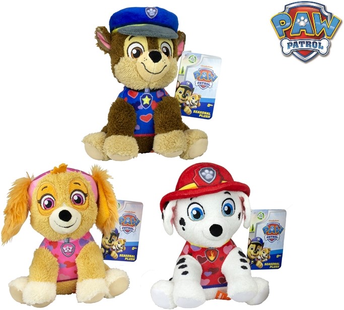 Paw Patrol blød plysbamse - 18 cm