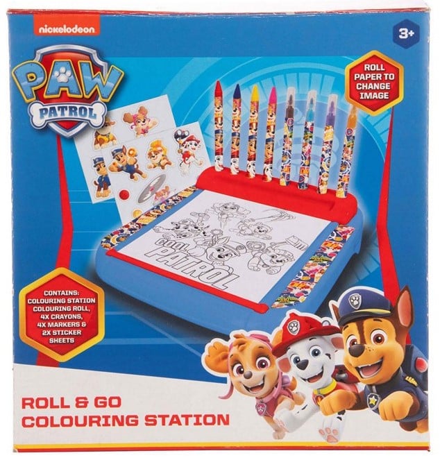Paw Patrol roll & go tegne station incl mange dele