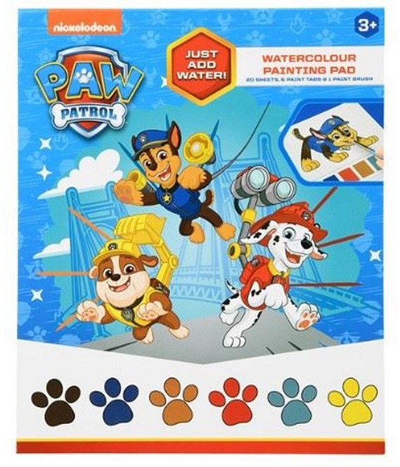 Paw patrol vandmalebog
