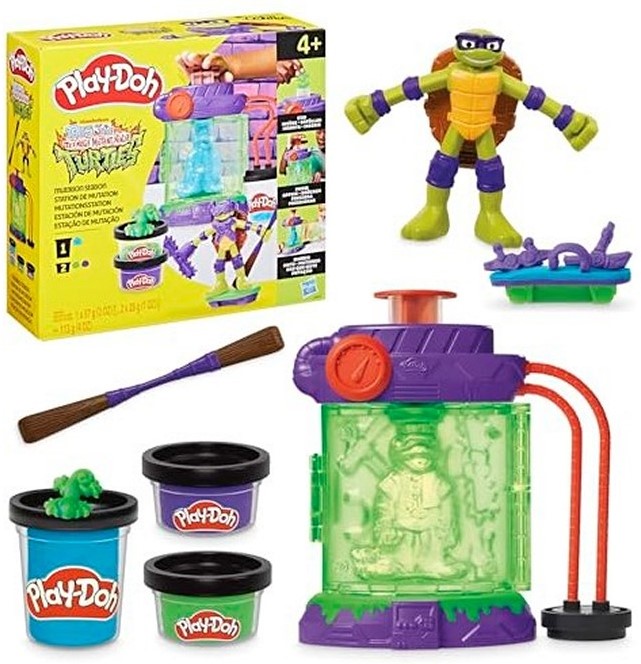 Turtles Play-Doh modellervoks sæt