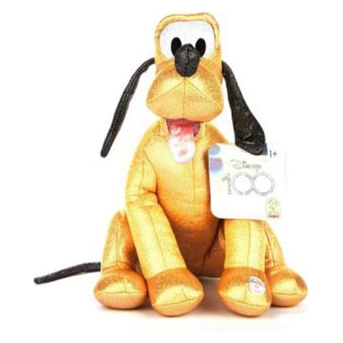 Disney 100th Anniversary Glitter Bamse Med Lyd Pluto