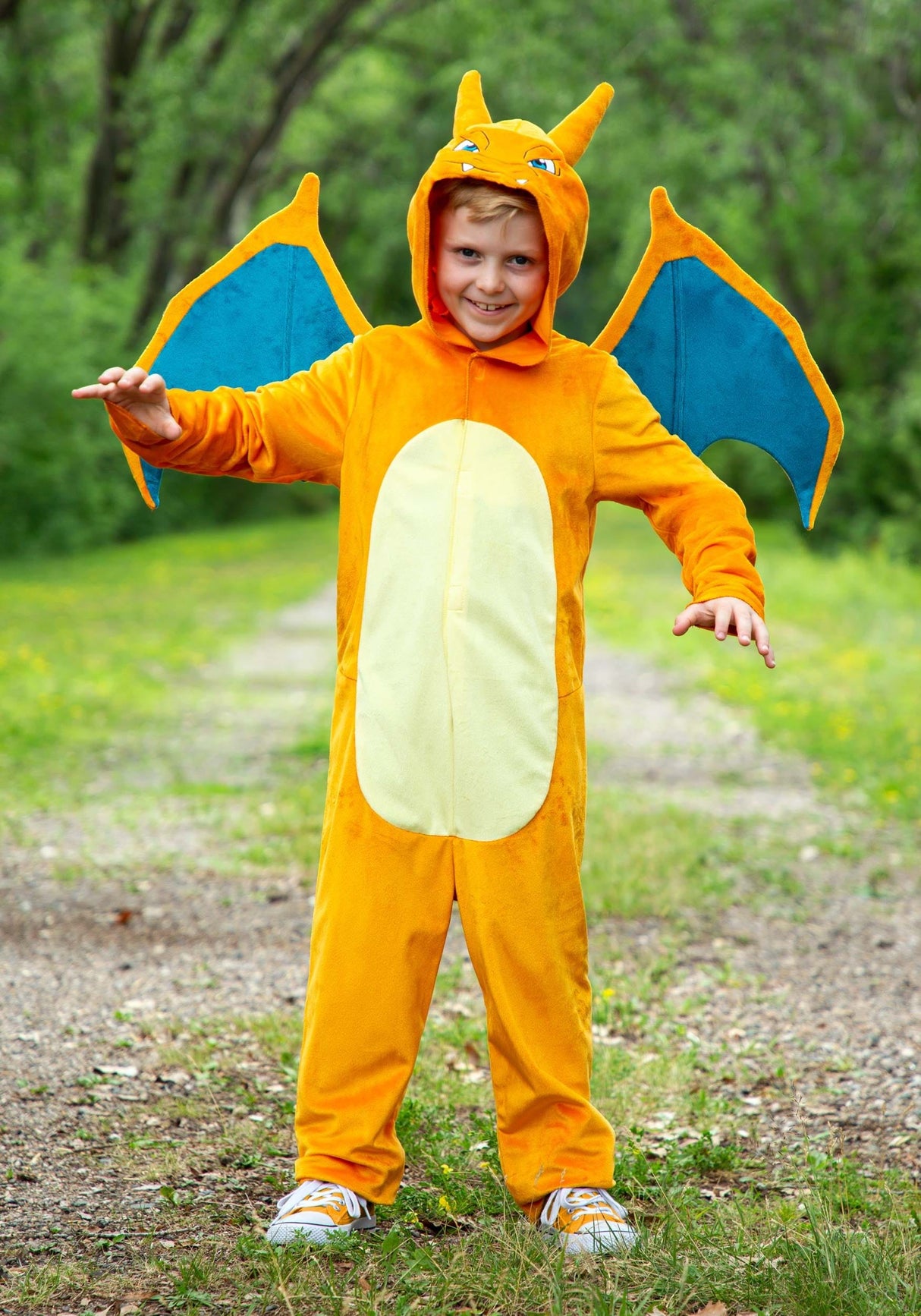 Pokemon Charizard kostume 4-6 år