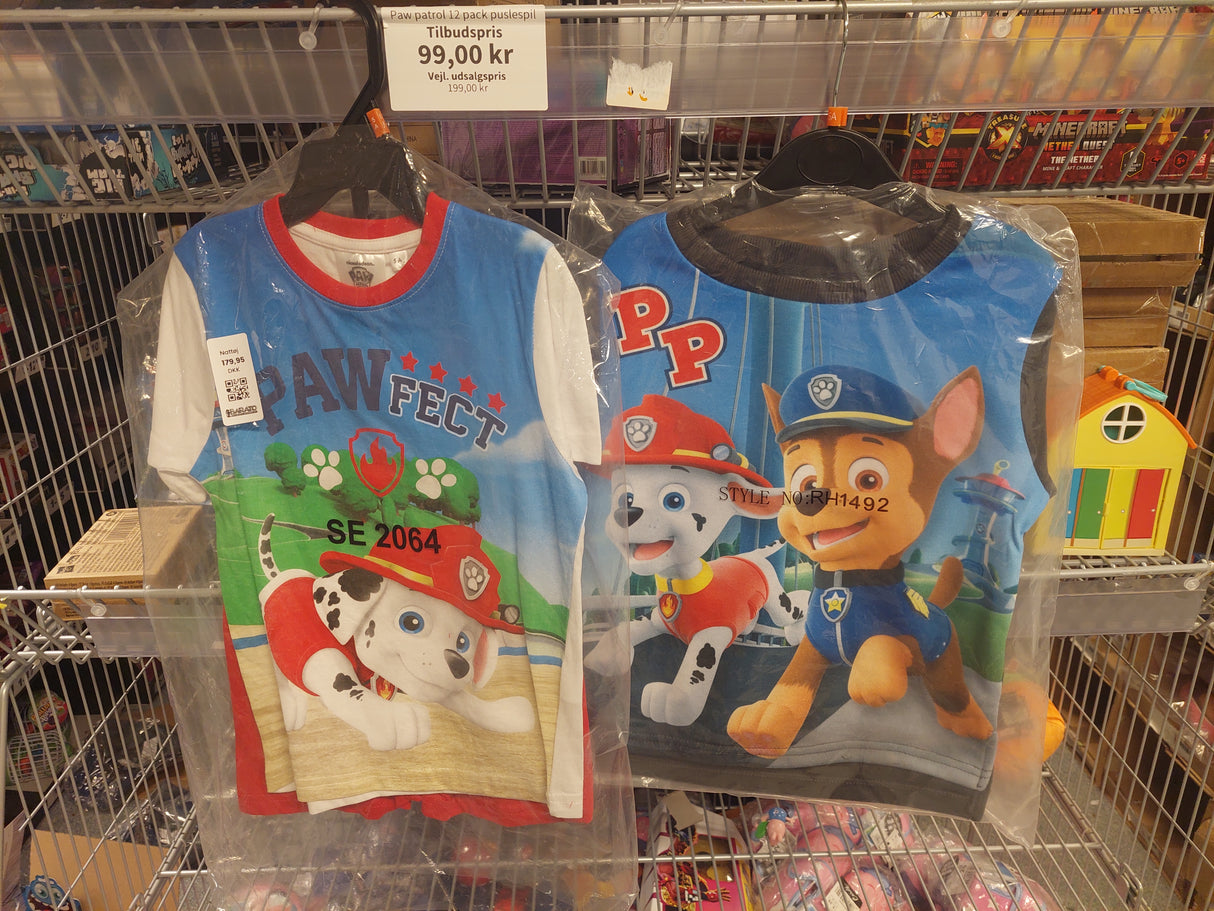 Paw patrol tøj tøjpakke