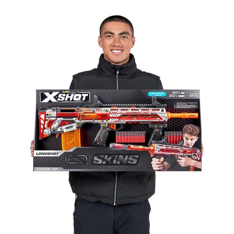 ZURU X-SHOT LONGSHOT PRO SKINS (40 Darts)