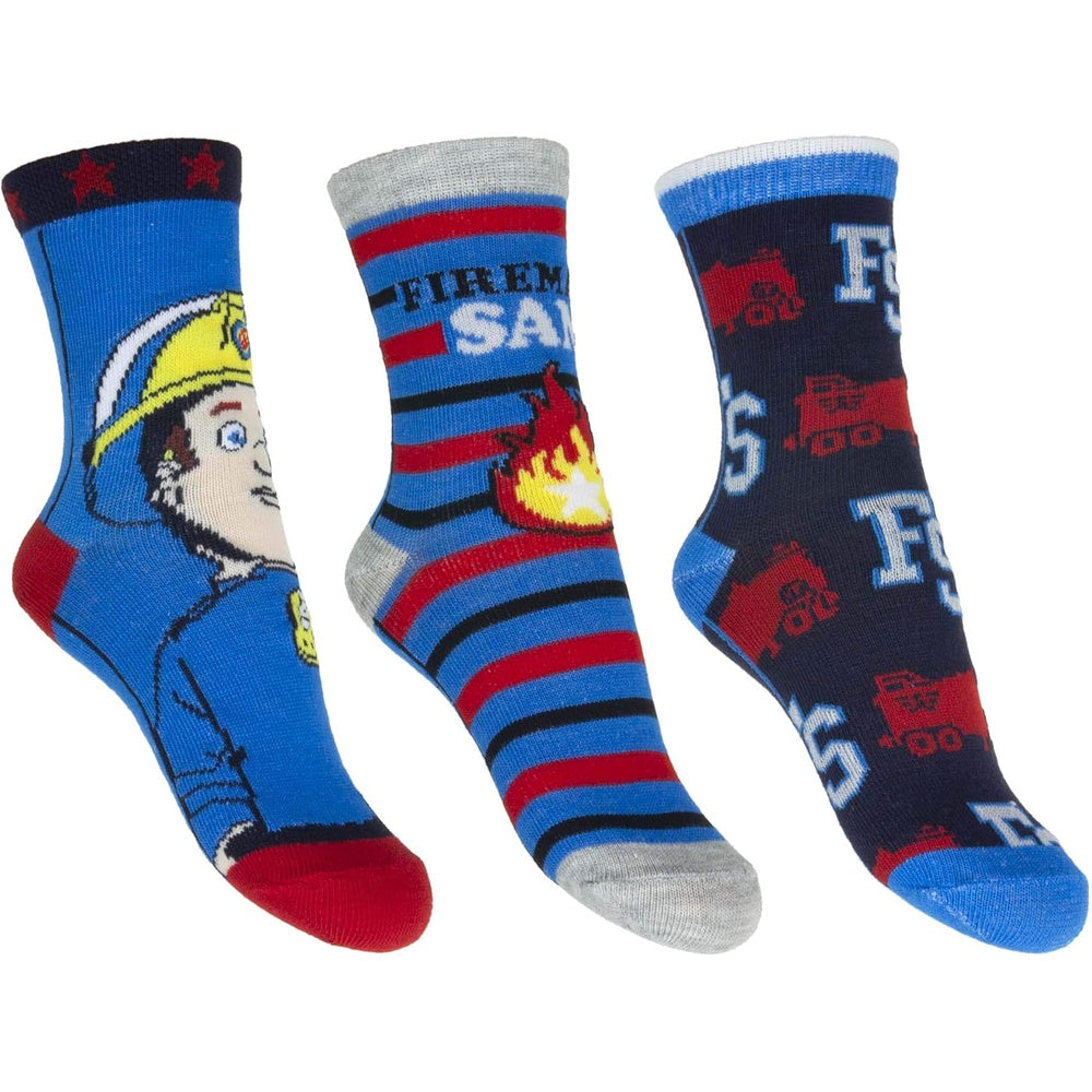 Brandmand Sam 3-pack strømper (Assorterede varianter)