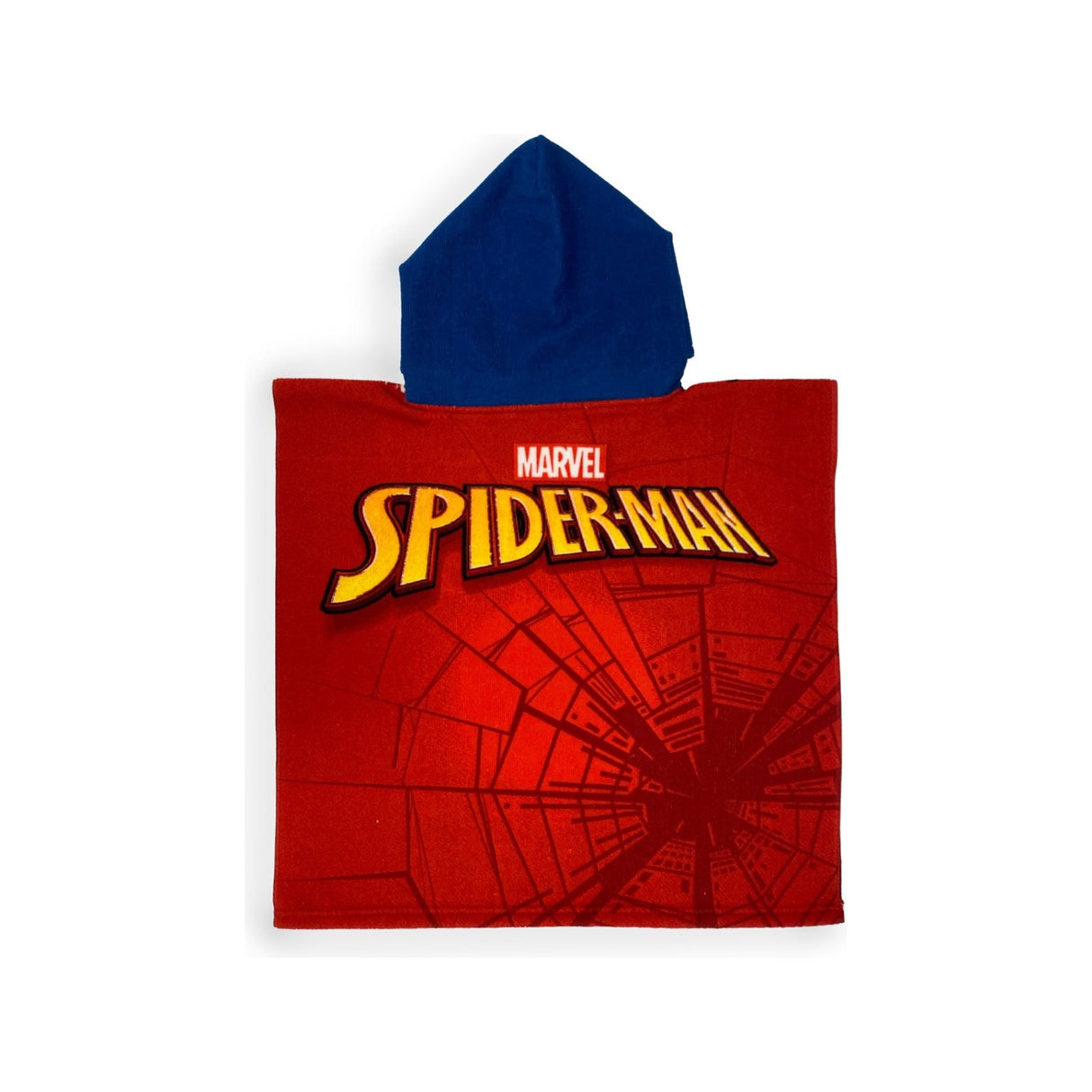 Spiderman poncho/håndklæde 100 x 50 cm