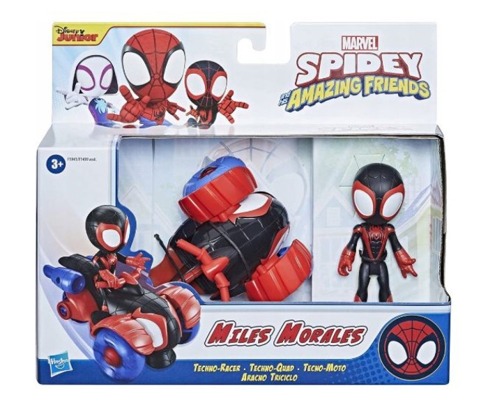 SPIDEY AMAZING FRIENDS MILES MORALES + BIL