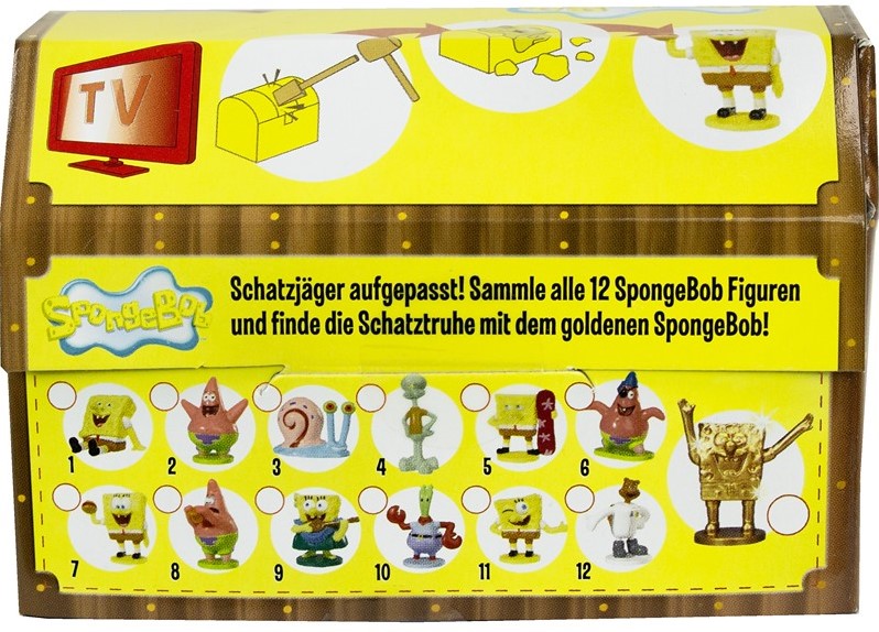 Svampebob firkant udgravnings skattekiste med mysteryfigur