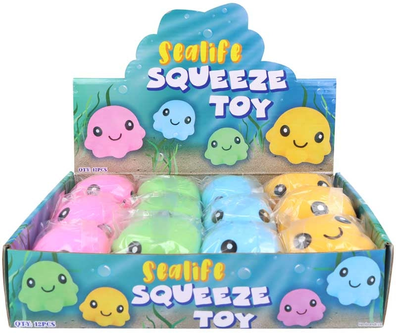 Blæksprutte squishy 12.5 cm