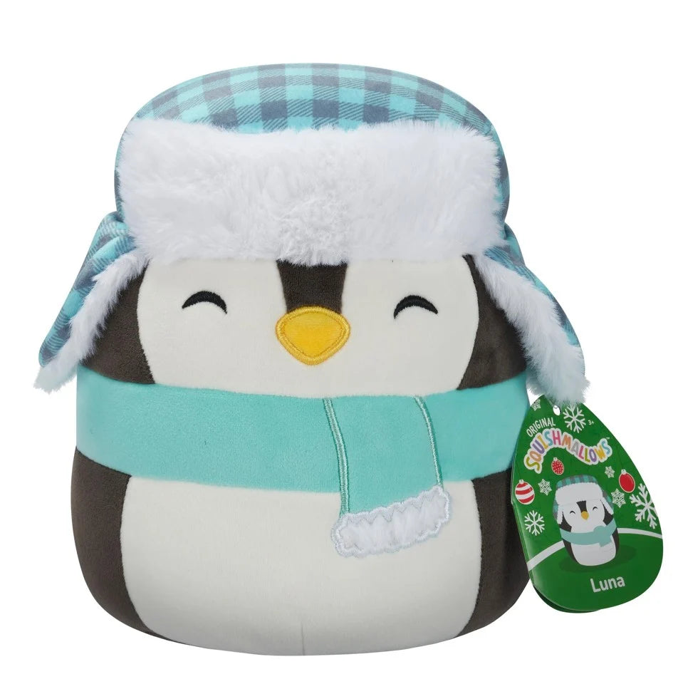 Squishmallow Peluche Officielle Kellytoy Farm Squad - Animaux En Pe Douce Vache Caedyn Endormie Clip De 89 Cm Amz B0bg3c6q4t
