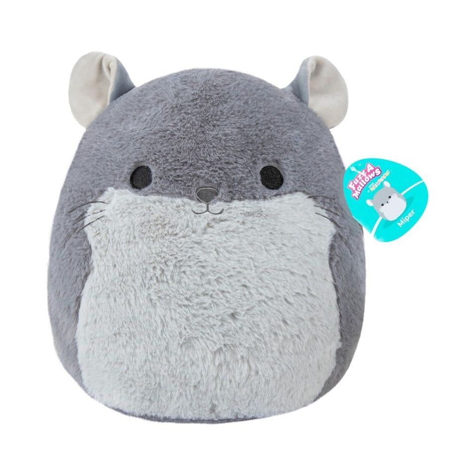 Squishmallows - 30 cm Fuzz A Mallows - Chinchillaen Miper